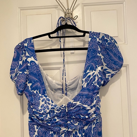 J. Crew Blue Floral Maxi Dress - Picture 11 of 12